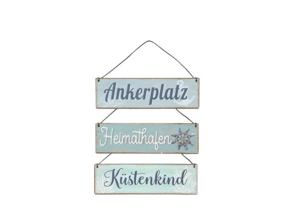 Eisen Schild in 3 versch. Modellen